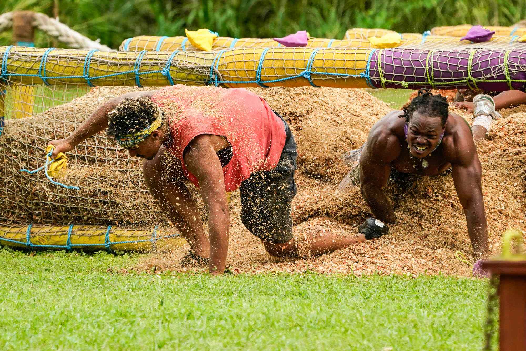 Savu wins immunity challenge obstacle course, sending Toka to Tribal Council
